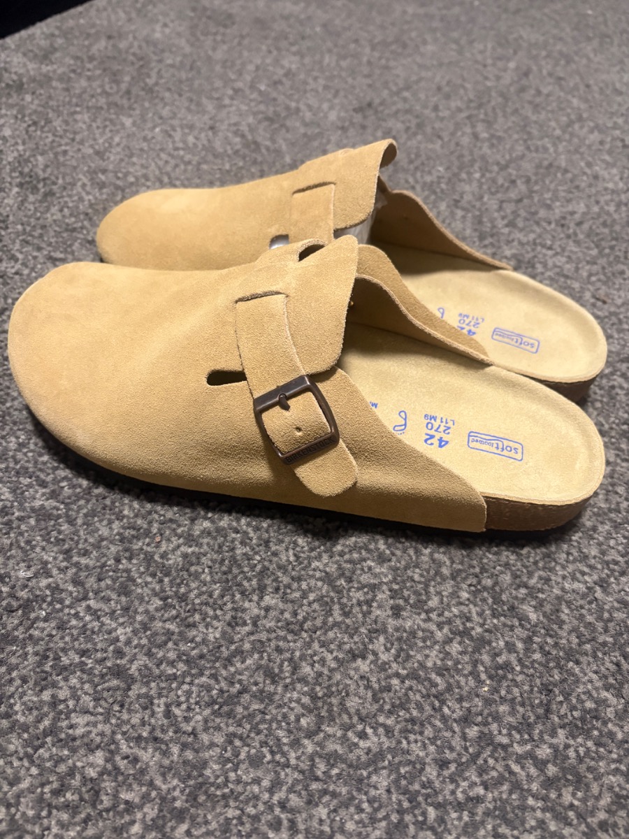 New - Men’s Boston Birkenstock shoes - Size 42