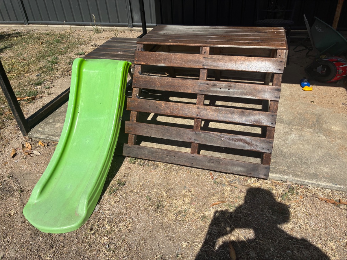 Toddler slide and climb play