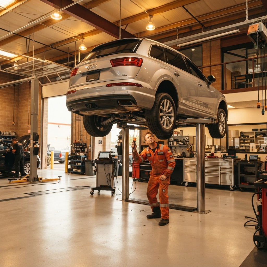 JustTom Mechanics workshop