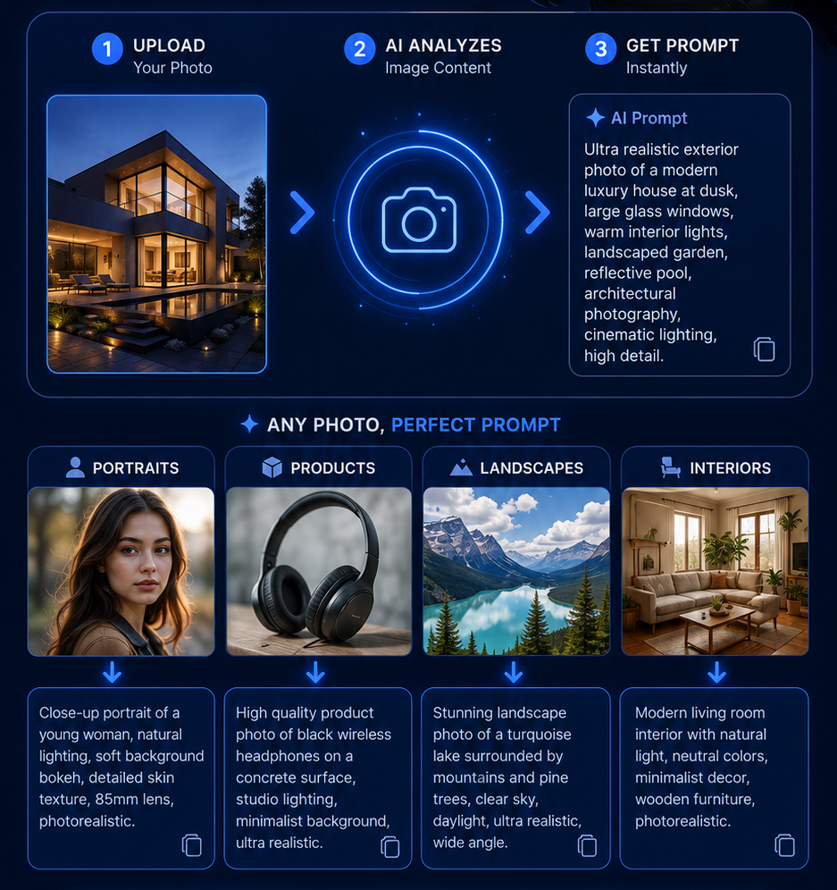 Any Photo, Perfect Prompt