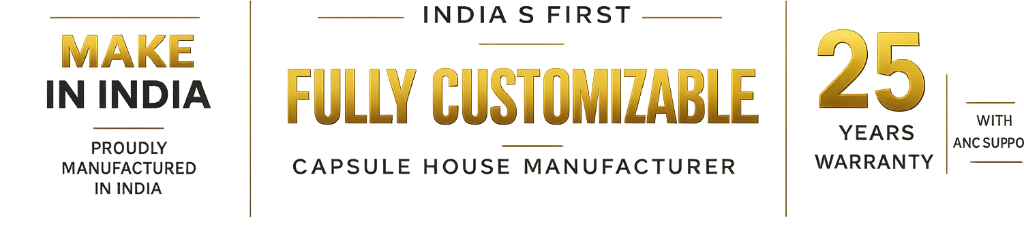 XPOD Features — Make in India, Fully Customizable, 25 Years Warranty, AMC Support
