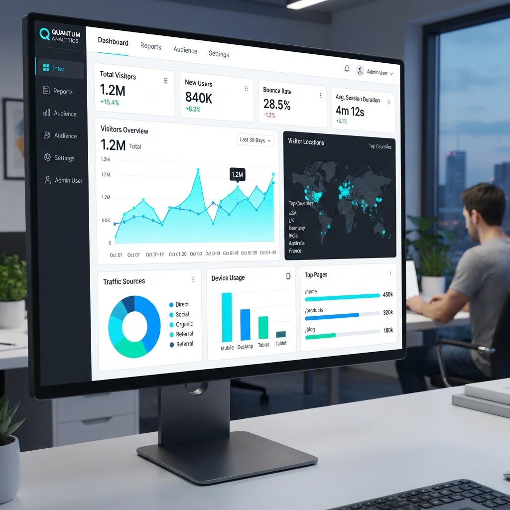 Sufi Khan Sulaiman — Admin Dashboard & Analytics web solution module