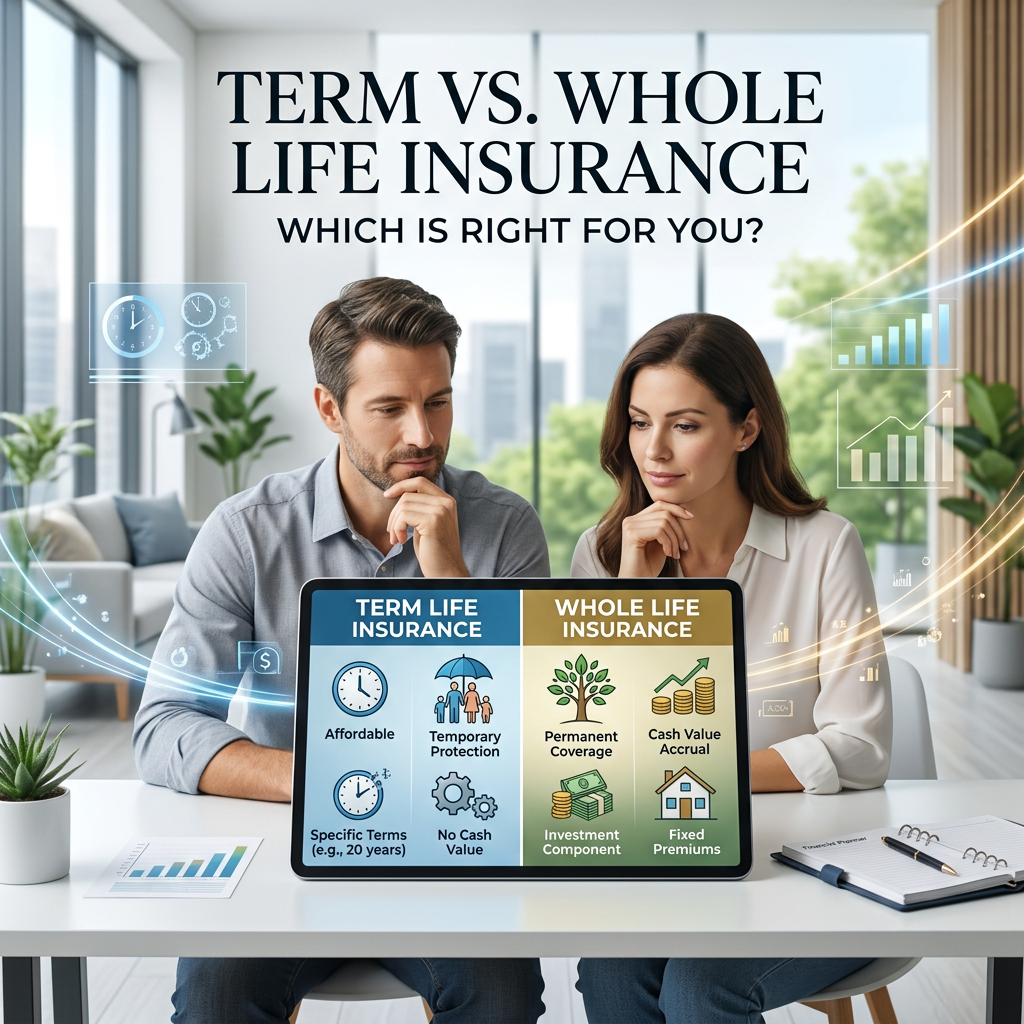 "Term vs. Whole Life Insurance: Which Is Right for You?"