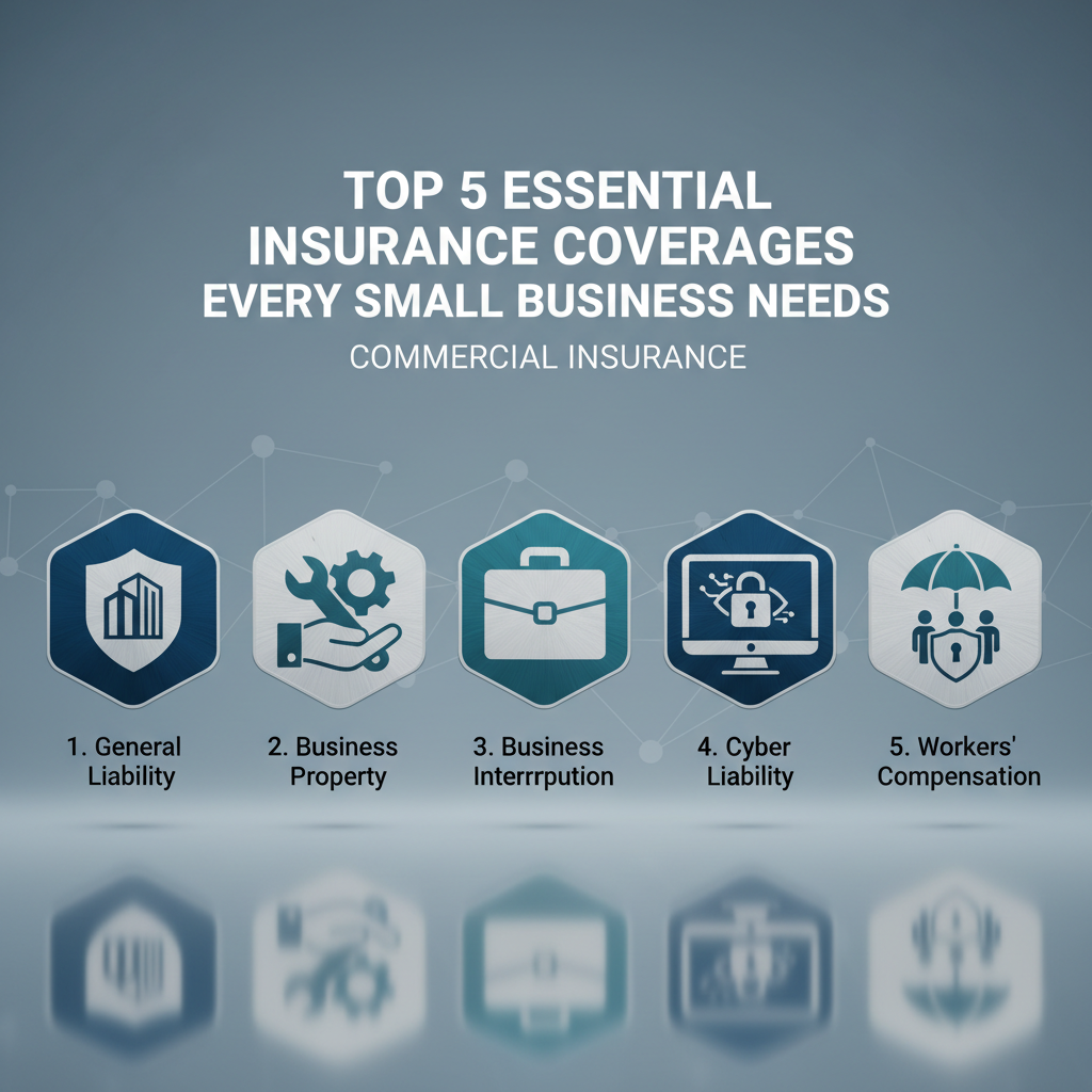 "Top 5 Essential Insurance Coverages Every Small Business Needs"