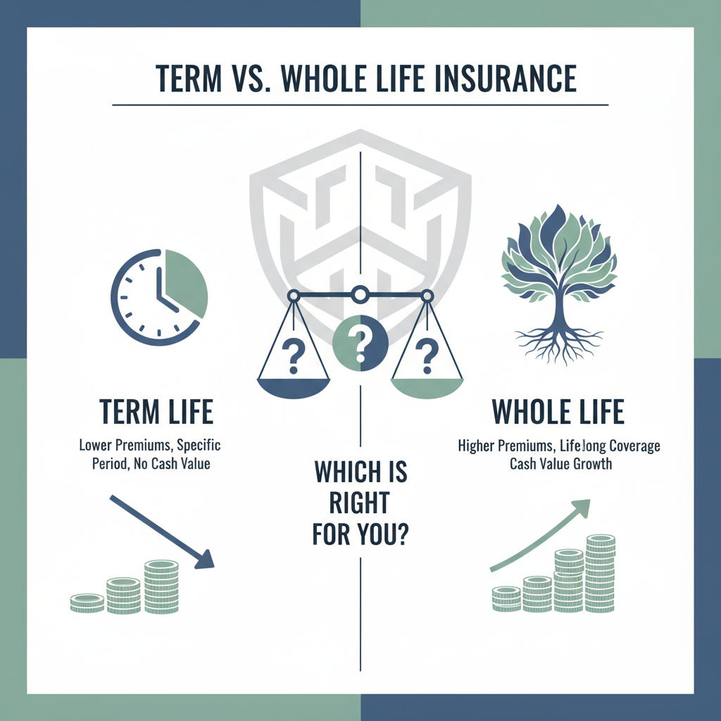 "Term vs. Whole Life Insurance: Which Is Right for You?"