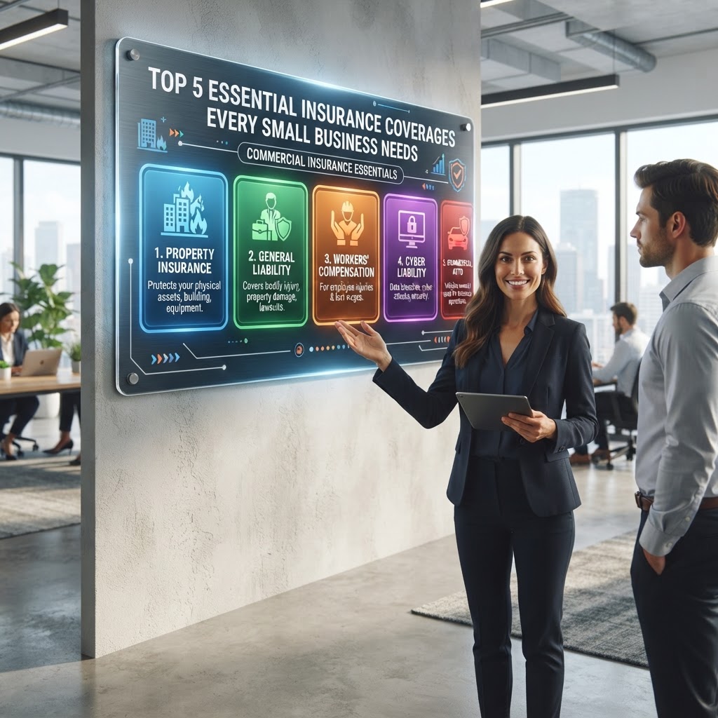 "Top 5 Essential Insurance Coverages Every Small Business Needs"