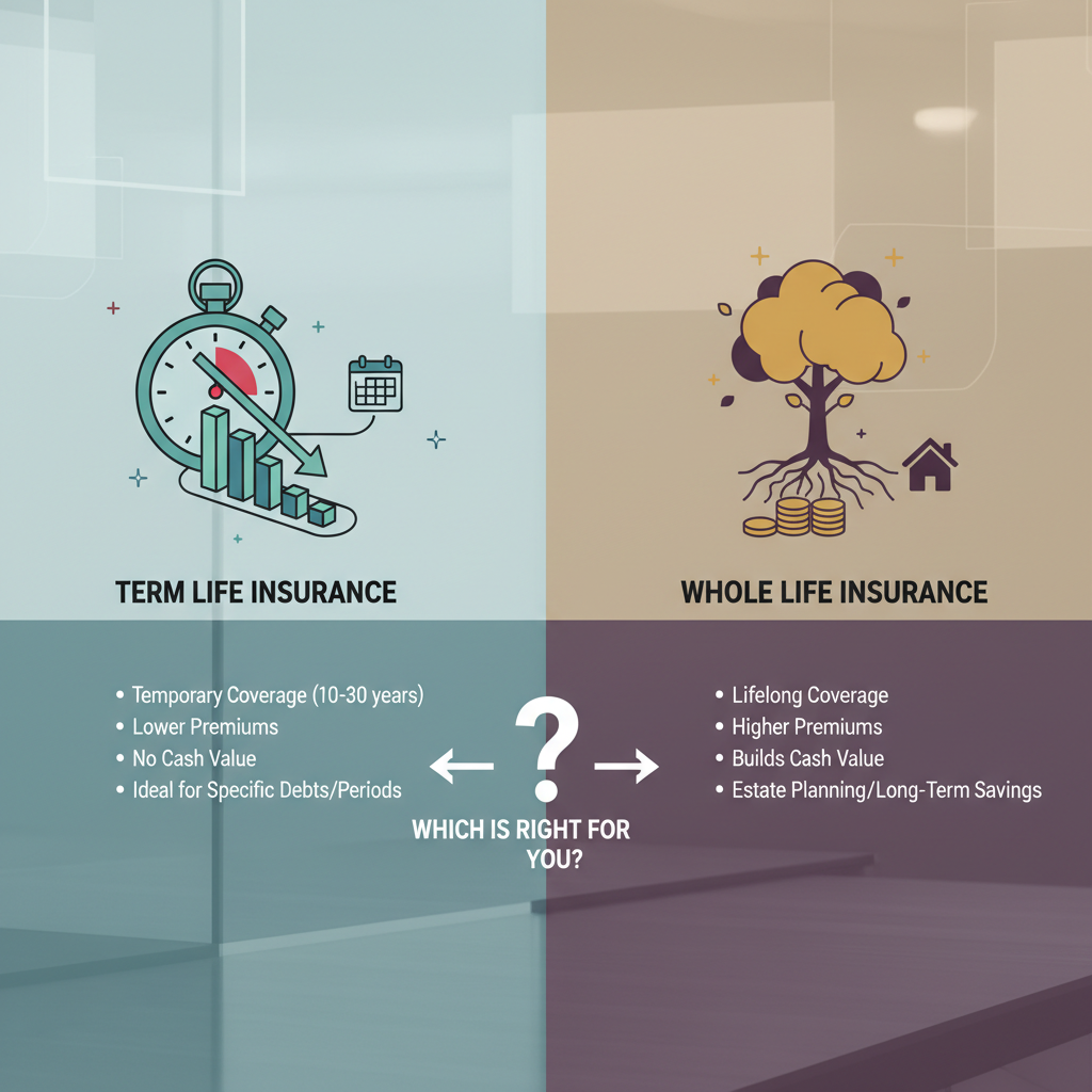 "Term vs. Whole Life Insurance: Which is Right for You?"