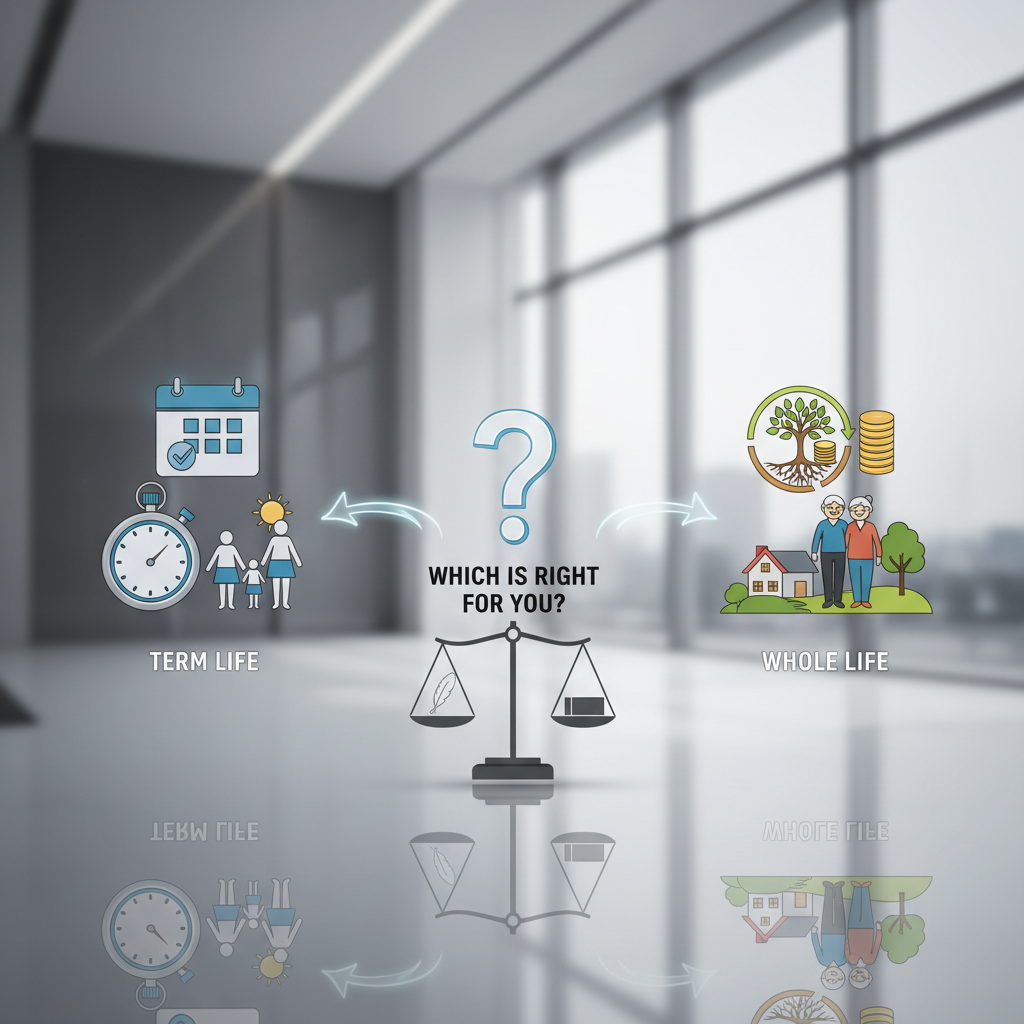 "Term vs. Whole Life Insurance: Which is Right for You?"