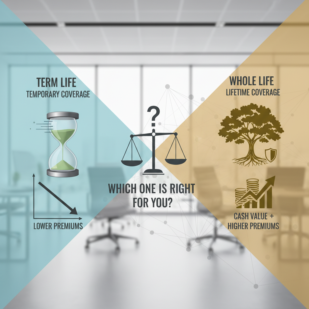 "Term vs. Whole Life Insurance: Which One is Right for You?"