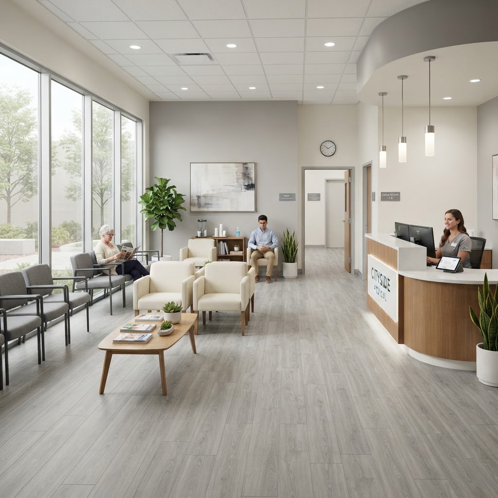 Best Flooring for Medical Offices: Hygiene, Safety, and Compliance