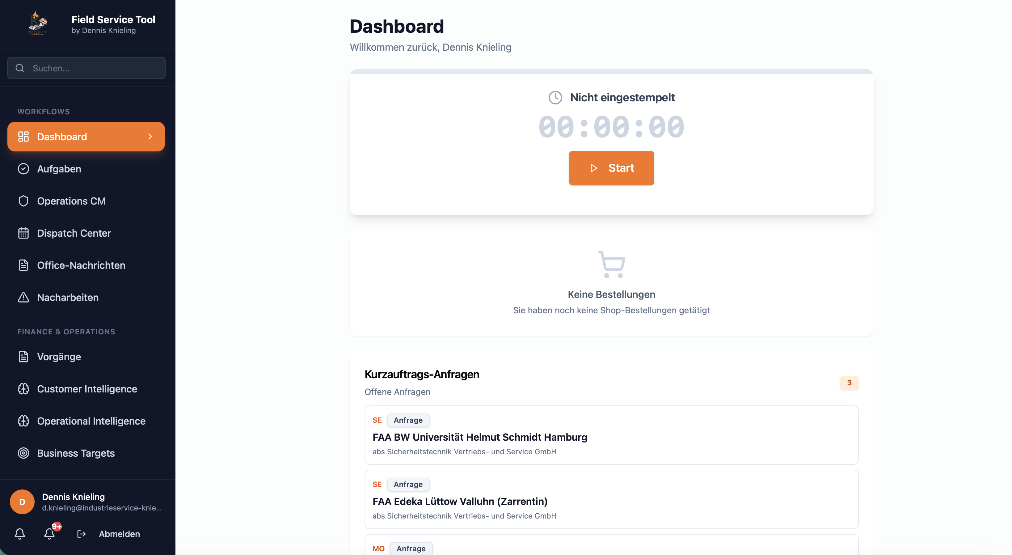 Fieldservice Template template preview