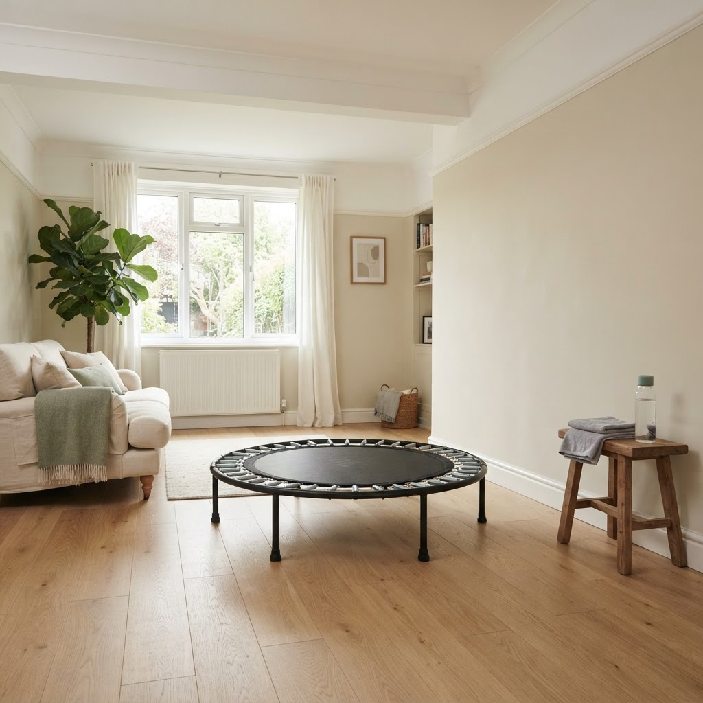 Rebounding in a Small Space: How to Set Up a Beginner-Friendly Workout Area — AngieFitnessTV