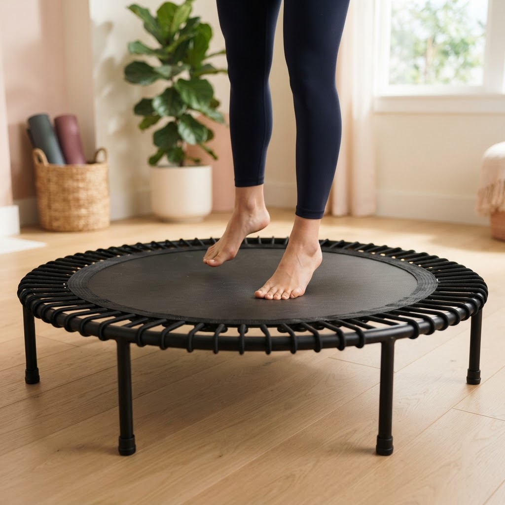 Beginner Rebounding: Find Your Center First — AngieFitnessTV