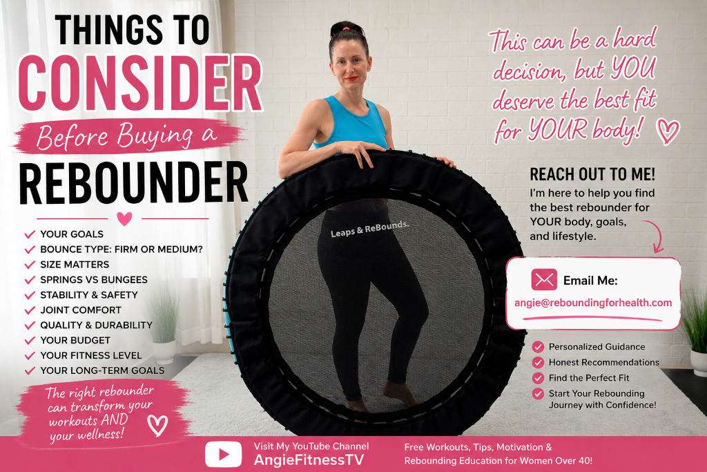 Things to Consider Before Buying a Rebounder: Your Complete Mini Trampoline Buying Guide — AngieFitnessTV
