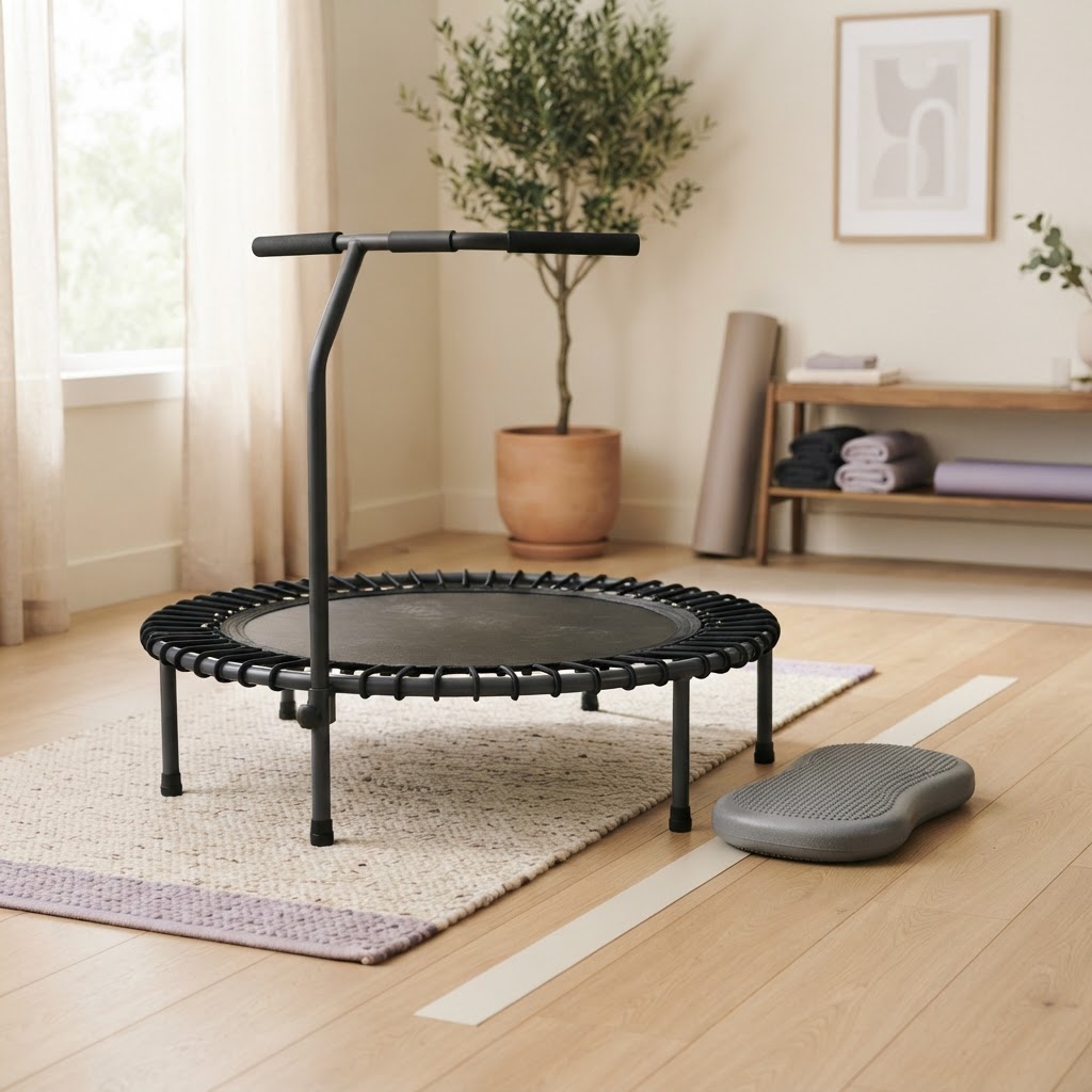 Rebounding for Balance and Coordination: A Beginner Progression — AngieFitnessTV