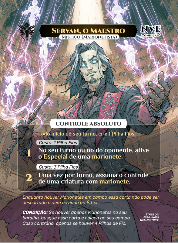 Servan, o Maestro — Carta Exclusiva Limitada