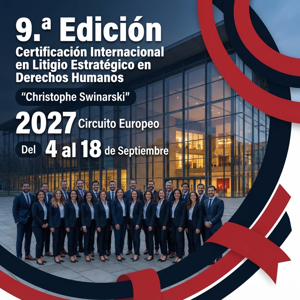International Certification in Strategic Human Rights Litigation "Christophe Swinarski¨.