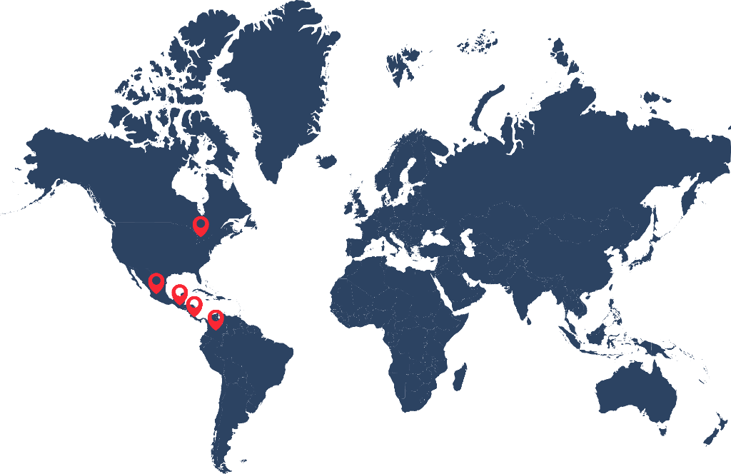 Map of our global offices