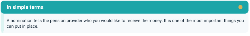 Death benefit nominations