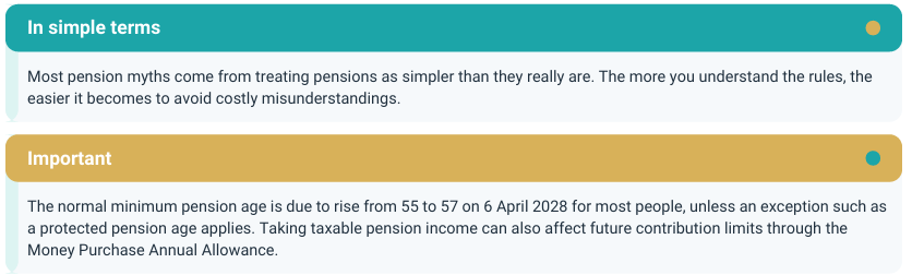 Myths summary