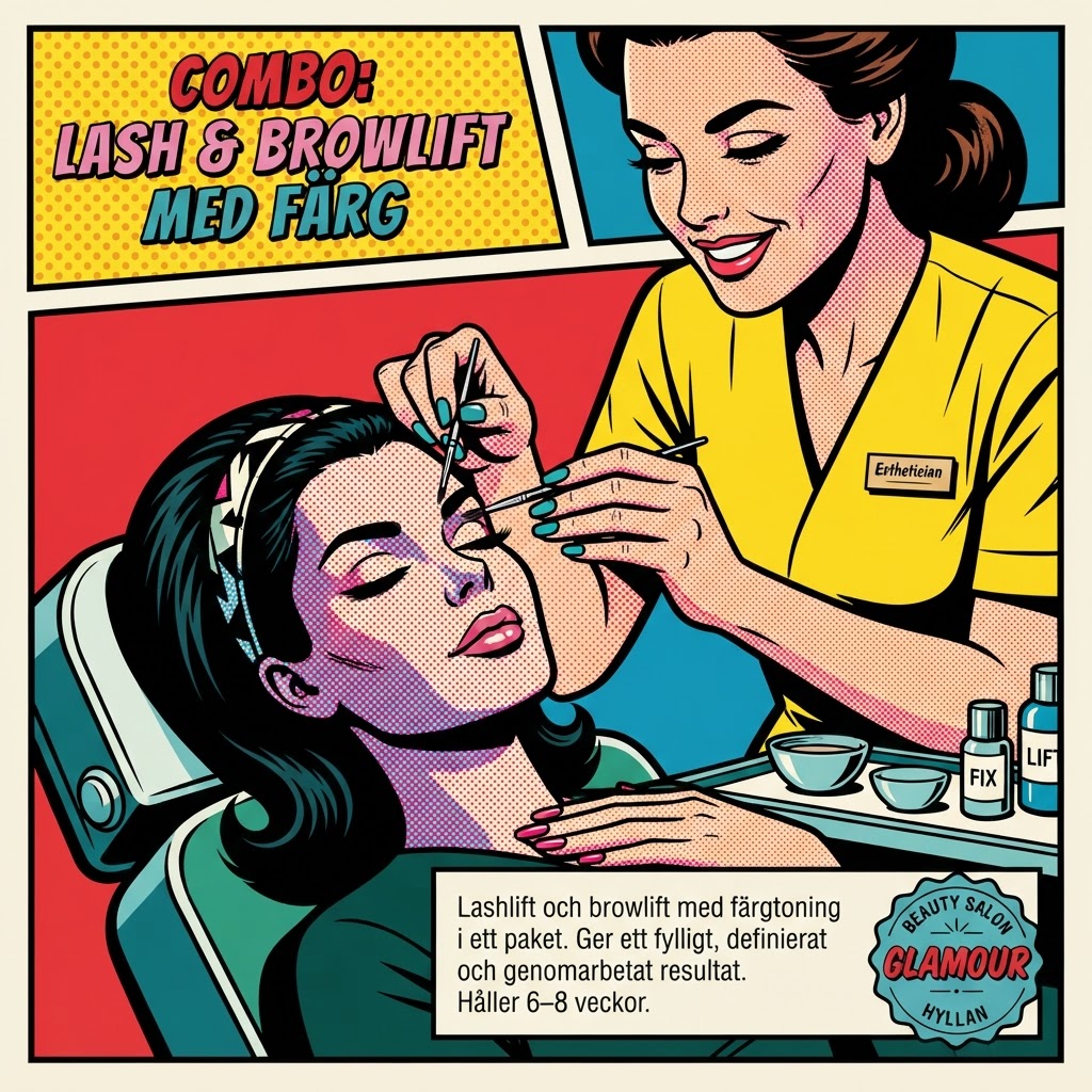 Combo Lash & Browlift med färg