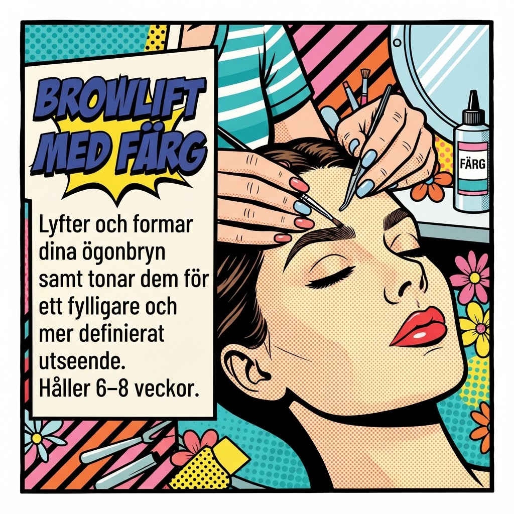 Browlift med färg