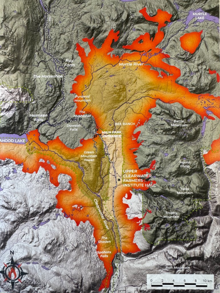 1926 Fire Extent Map showing affected area