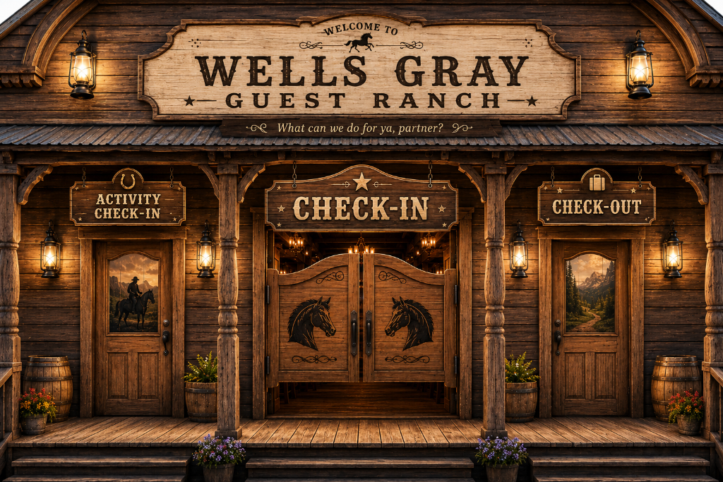 Wells Gray Guest Ranch Saloon