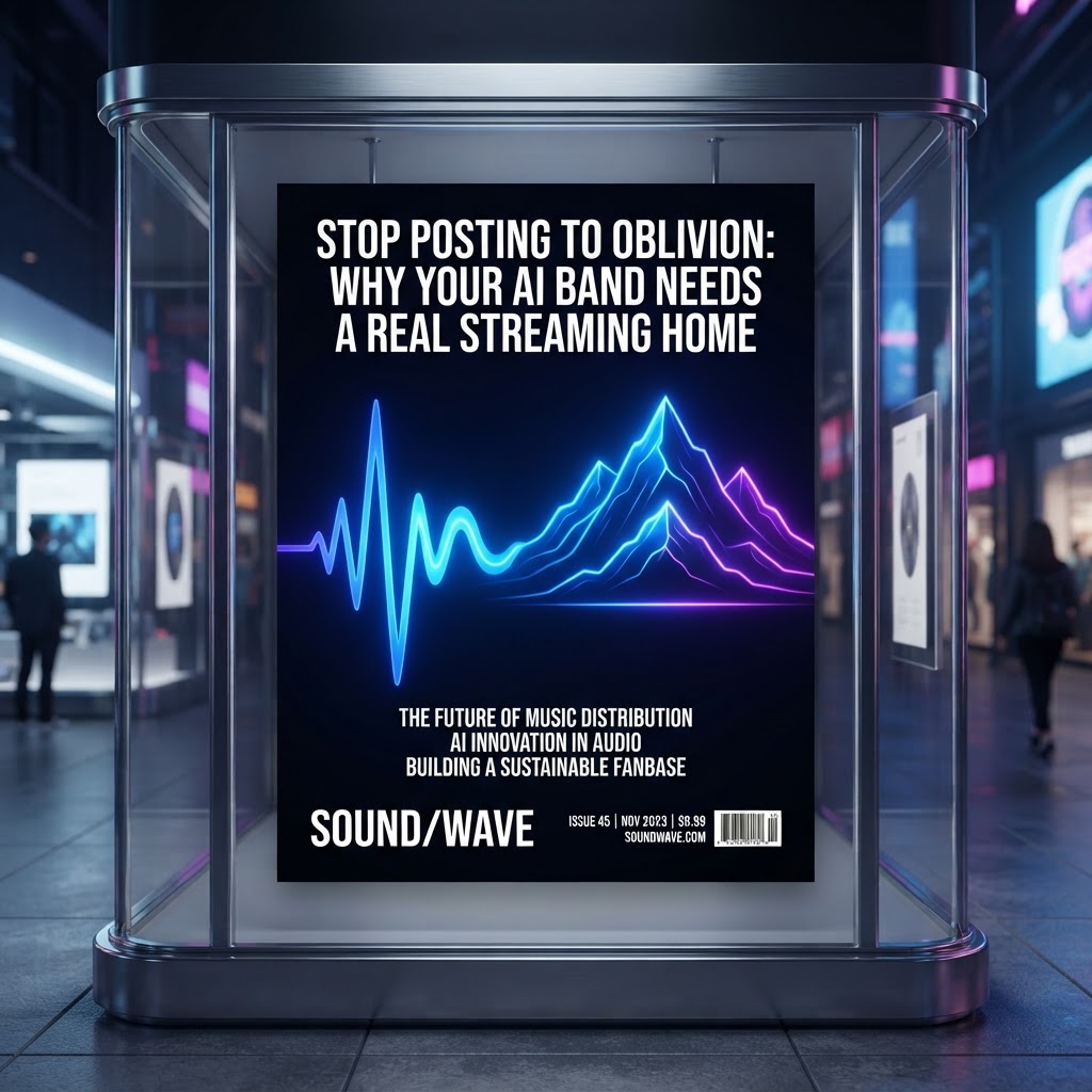 Stop Posting to Oblivion: Why Your AI Band Needs a Real Streaming Home