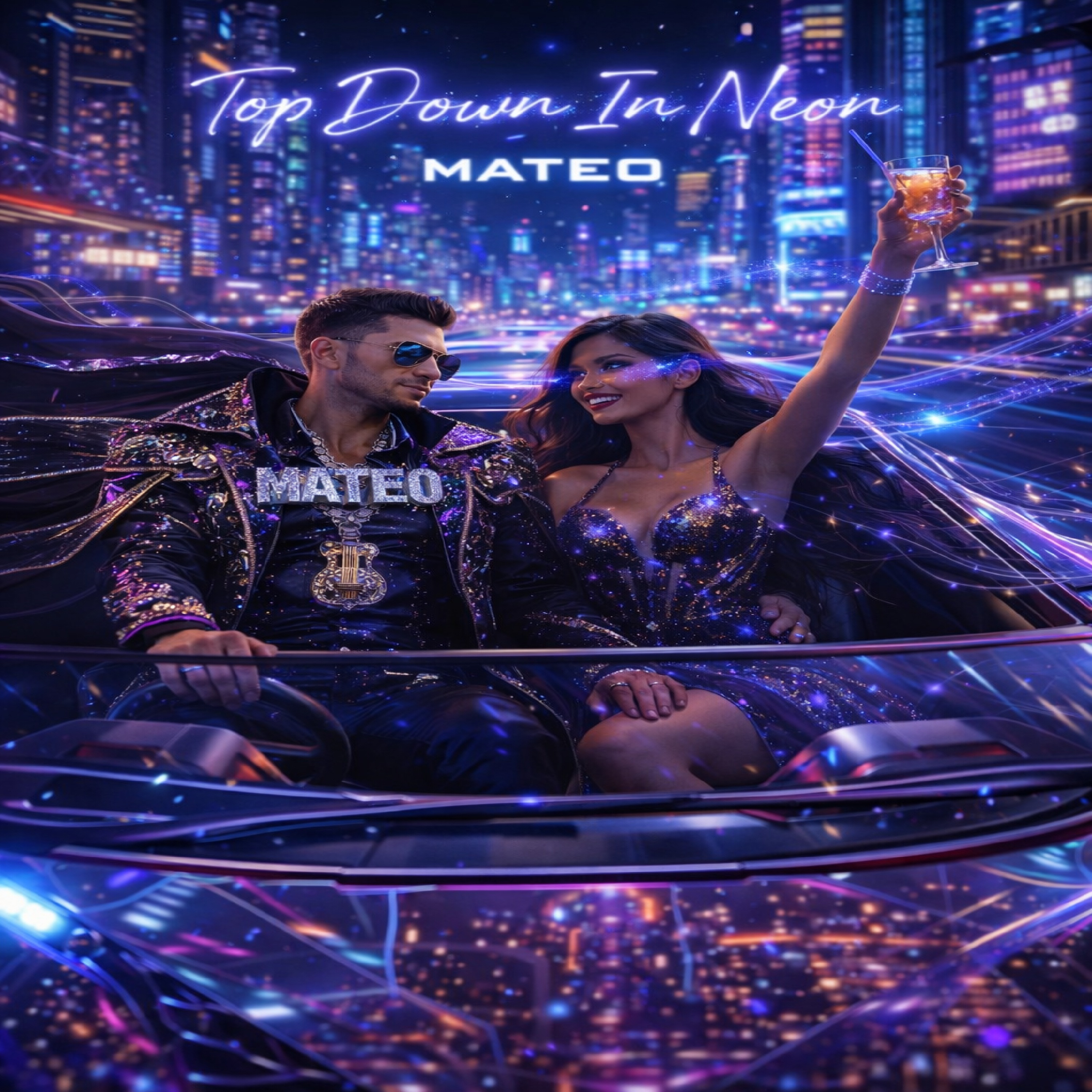 Top Down In Neon by Mateo