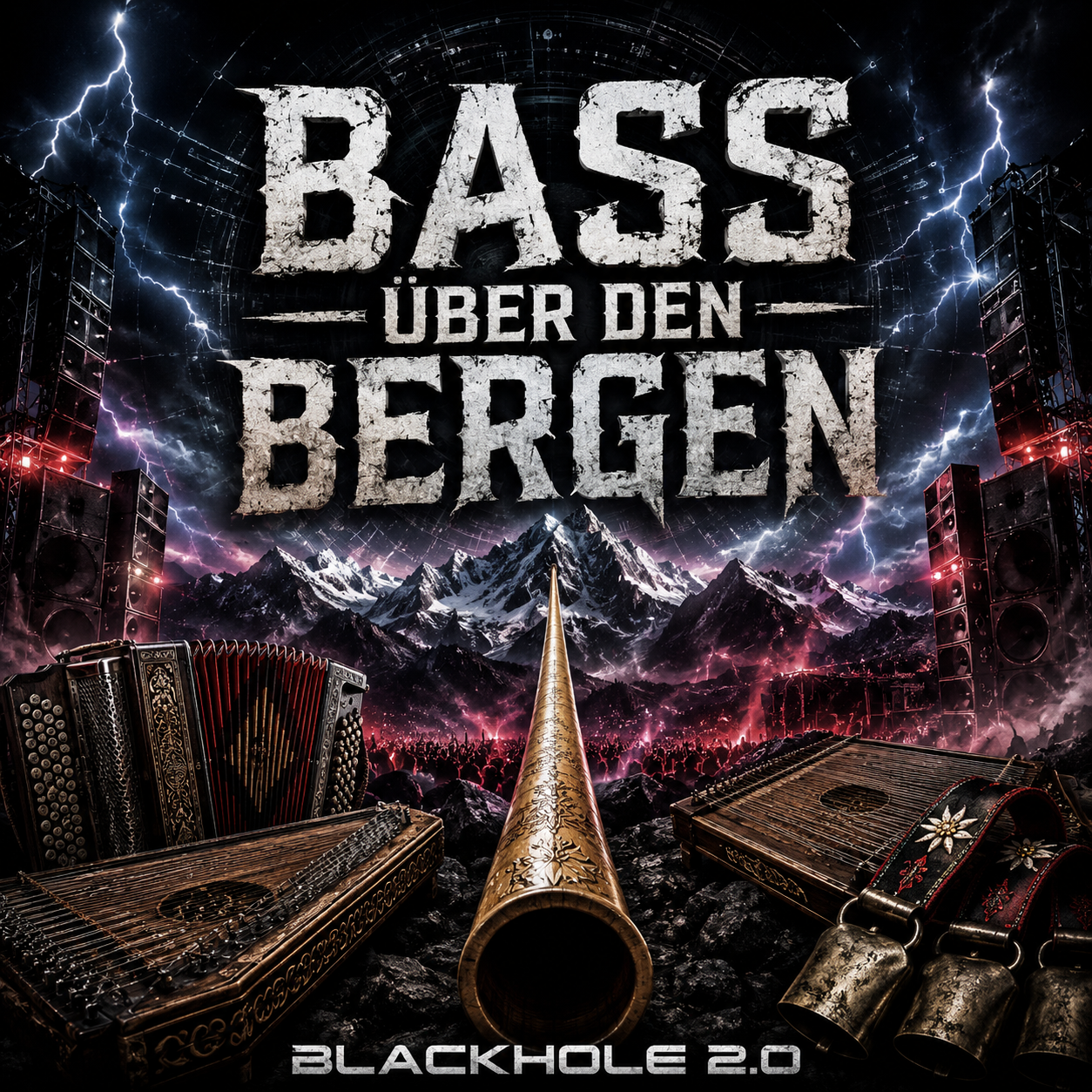 Bass über den Bergen 