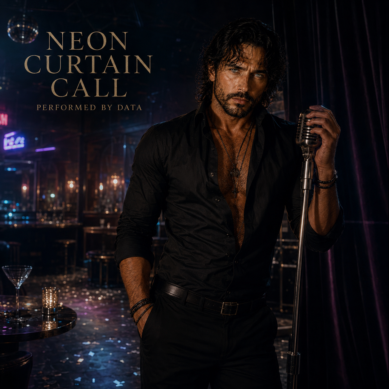 Neon Curtain Call by Velvet Vows