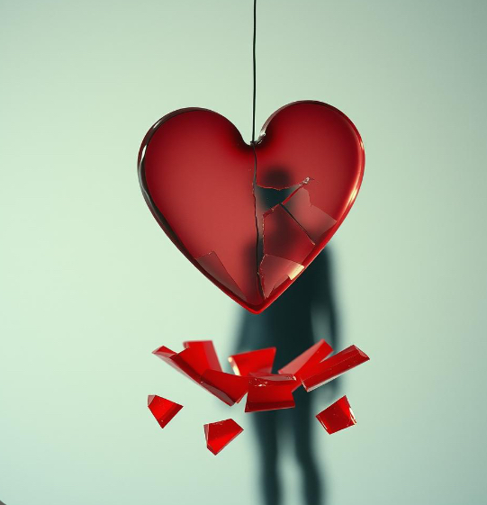 Abused heart 