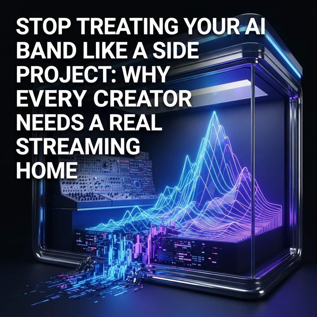 Stop Treating Your AI Band Like A Side Project: Why Every Creator Needs A Real Streaming Home