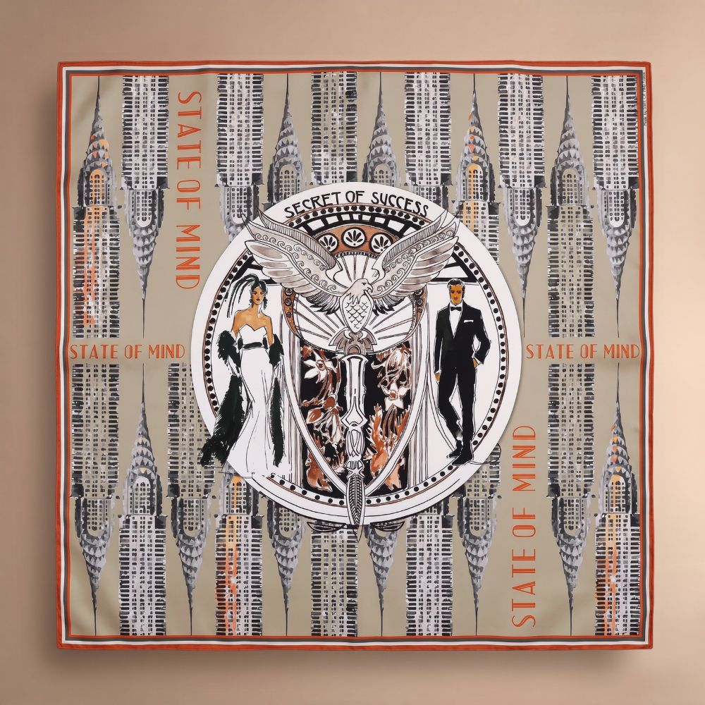 Secret of Success silk scarf