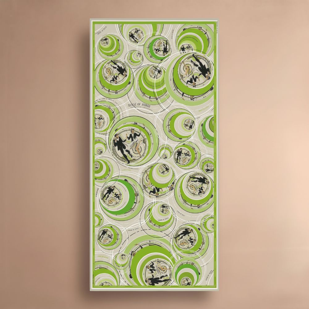 Sense of Humor silk scarf