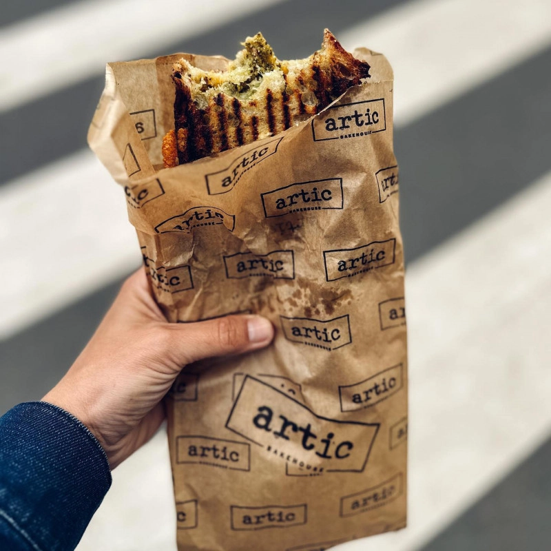 Sacs pain/pâtisseries/sandwich personnalisés