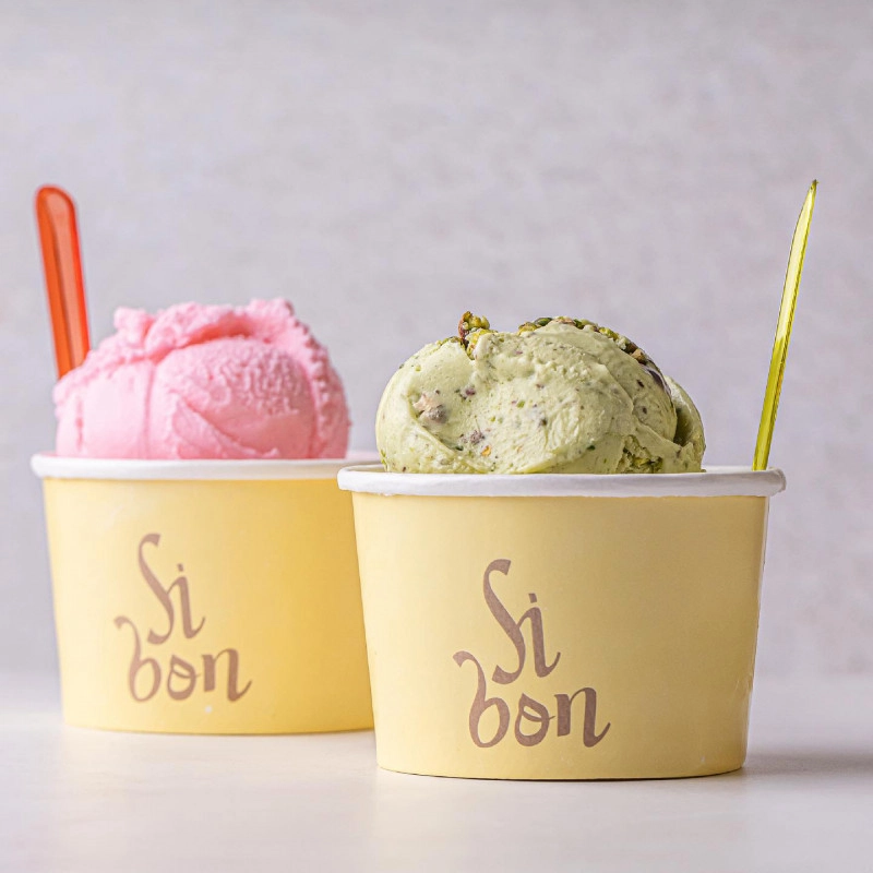 Pots à glace personnalisés 3
