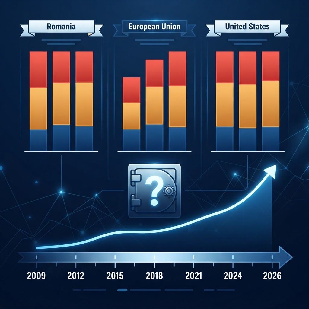 Bad debt 90+/60+/30+ și premisele unei noi recesiuni — România, UE, SUA