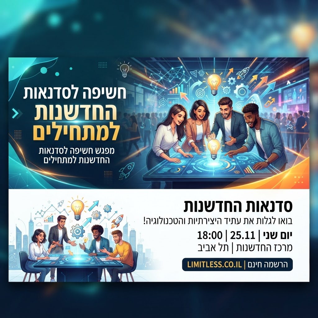 חשיפה לסדנאות החדשנות למתחילים
