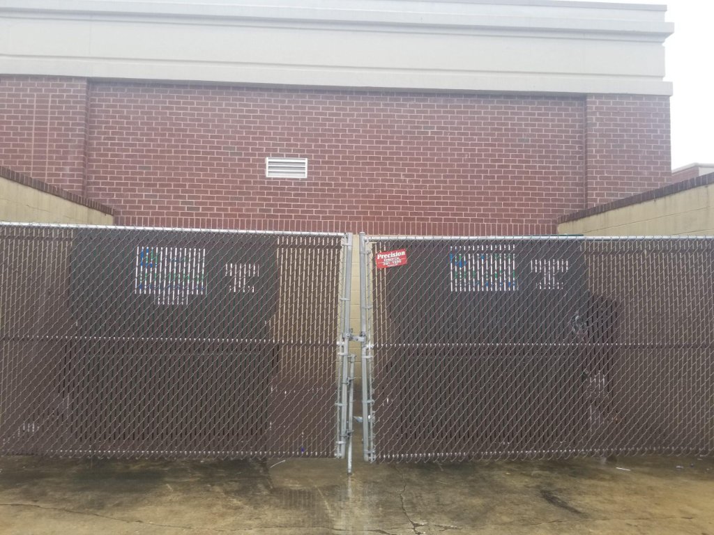 Dumpster enclosure gate service for commercial property in Maryland