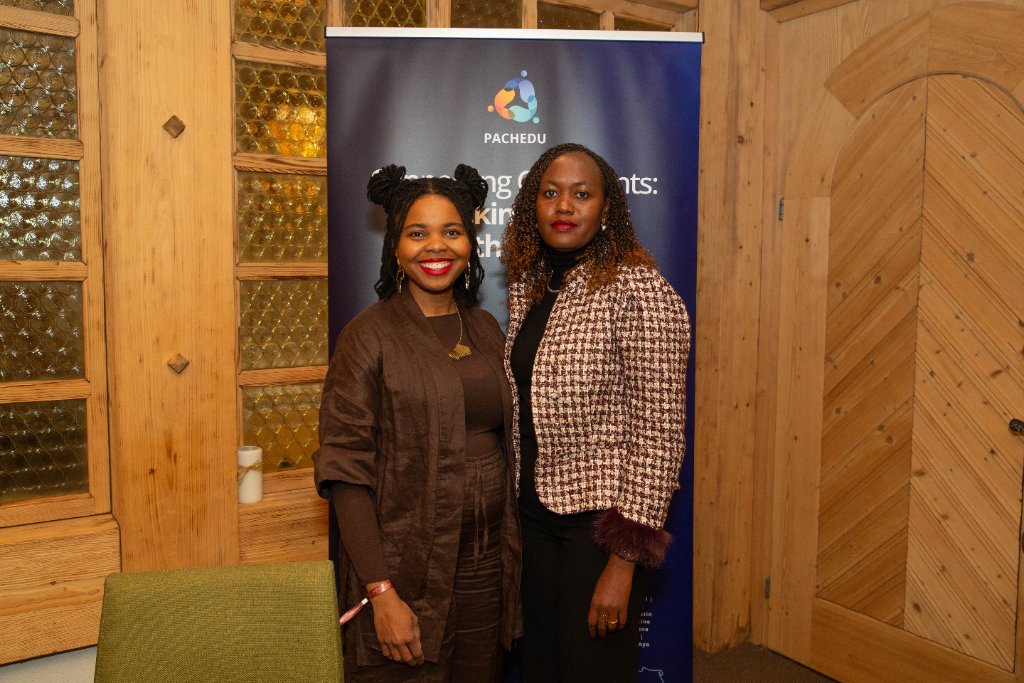 Maphrida Wehrli and Dorris Kirui at PACHEDU WEF 2026