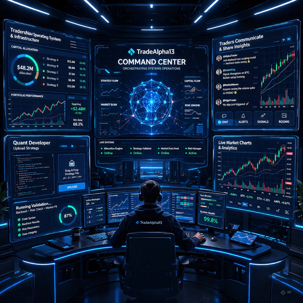 TradeAlpha13 Command Center