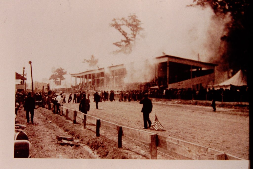 Grandstand Fire (Helen Rankin was working under there)