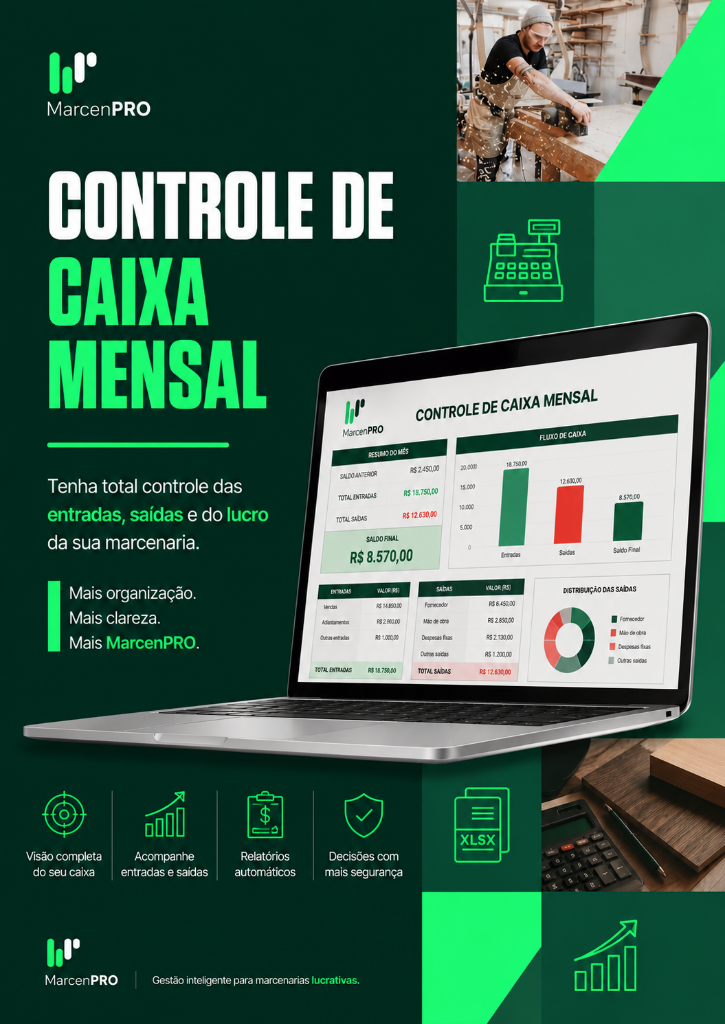 Controle de Caixa Mensal