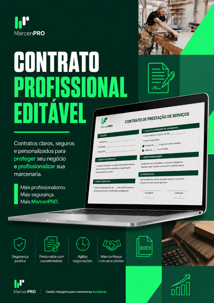 Contrato Profissional Editável