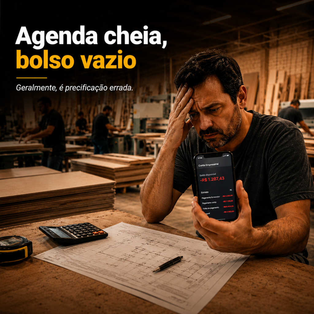 Agenda cheia, bolso vazio — é precificação errada