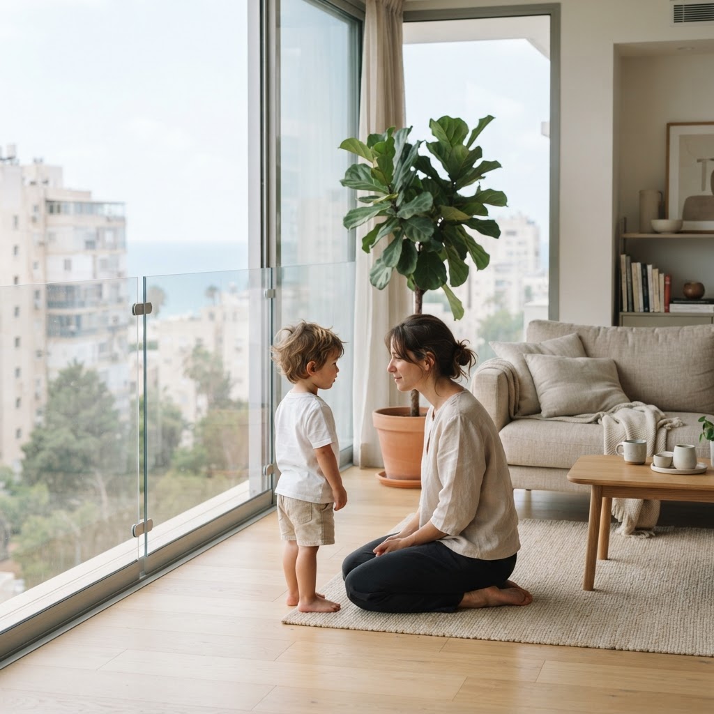 בטיחות הבית לילדים – 15 בדיקות פשוטות שכל הורה צריך לעשות - מאמר מקצועי על סורגים שקופים