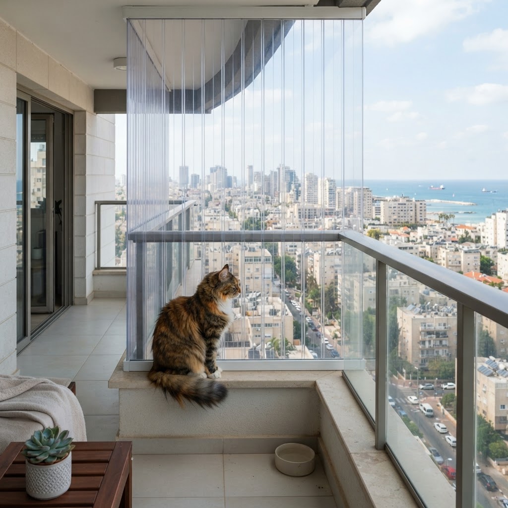רשת לחתולים למרפסת – האם סורגים שקופים לחתולים הם הפתרון הנכון? - מאמר מקצועי על סורגים שקופים