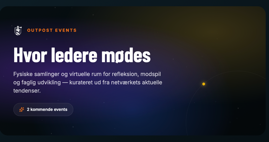Outpost Events — Hvor ledere mødes